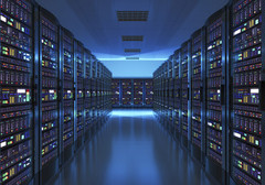 Offsite server room for data storage